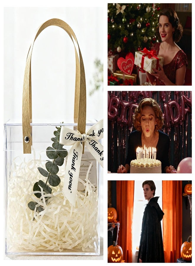 يوليو وسادة عشبية بيضاء مجعدة من Yolyoo لتزيين صناديق الهدايا وسلالها، وحفلات الزفاف، وأعياد الميلاد، وحفلات وصيفات العروس، والأعمال اليدوية. - Image 5